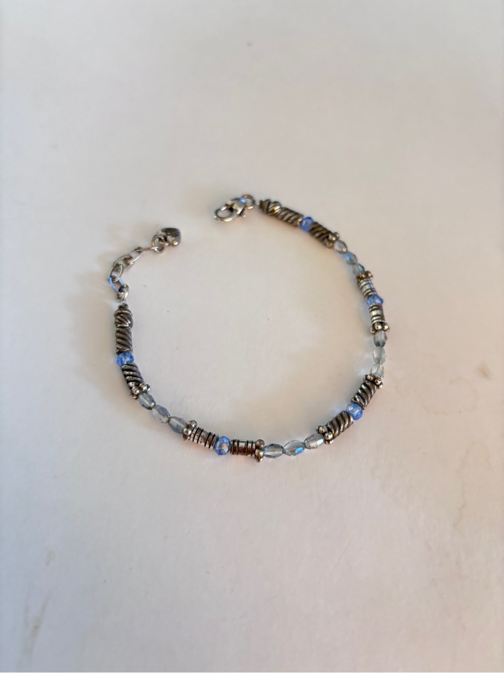 Brighton Silver-Tone Bracelet with Light Blue and Cobalt Accents Halo Light - Picture 7 of 9